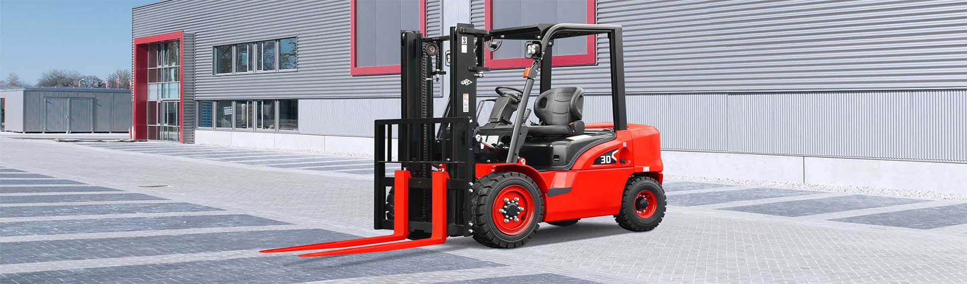 Forklift hire Sutton unloading pallets from a commercial truck